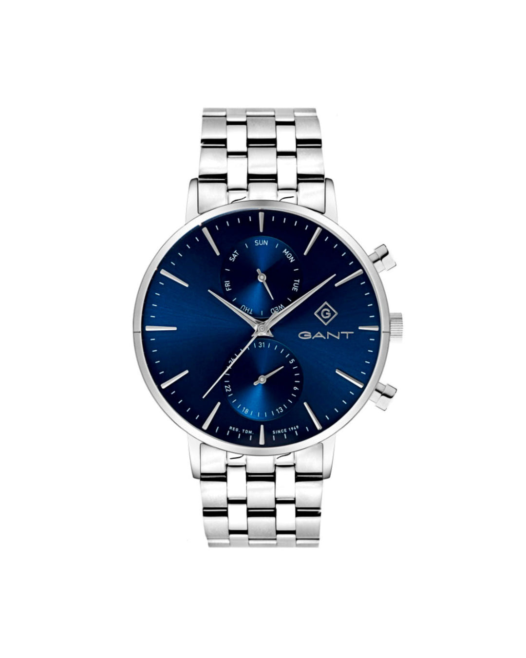 Park Hill Day-Date Gent Stål / Blå 43,5mm