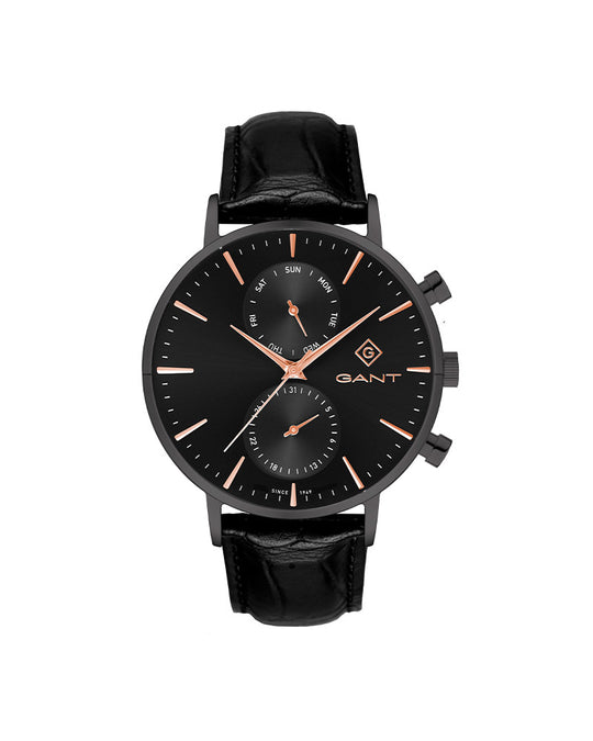 Park Hill Day-Date Gent Sort / Sort 43,3mm
