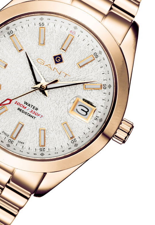Eastham Lady Gullfarget / Hvit 38mm