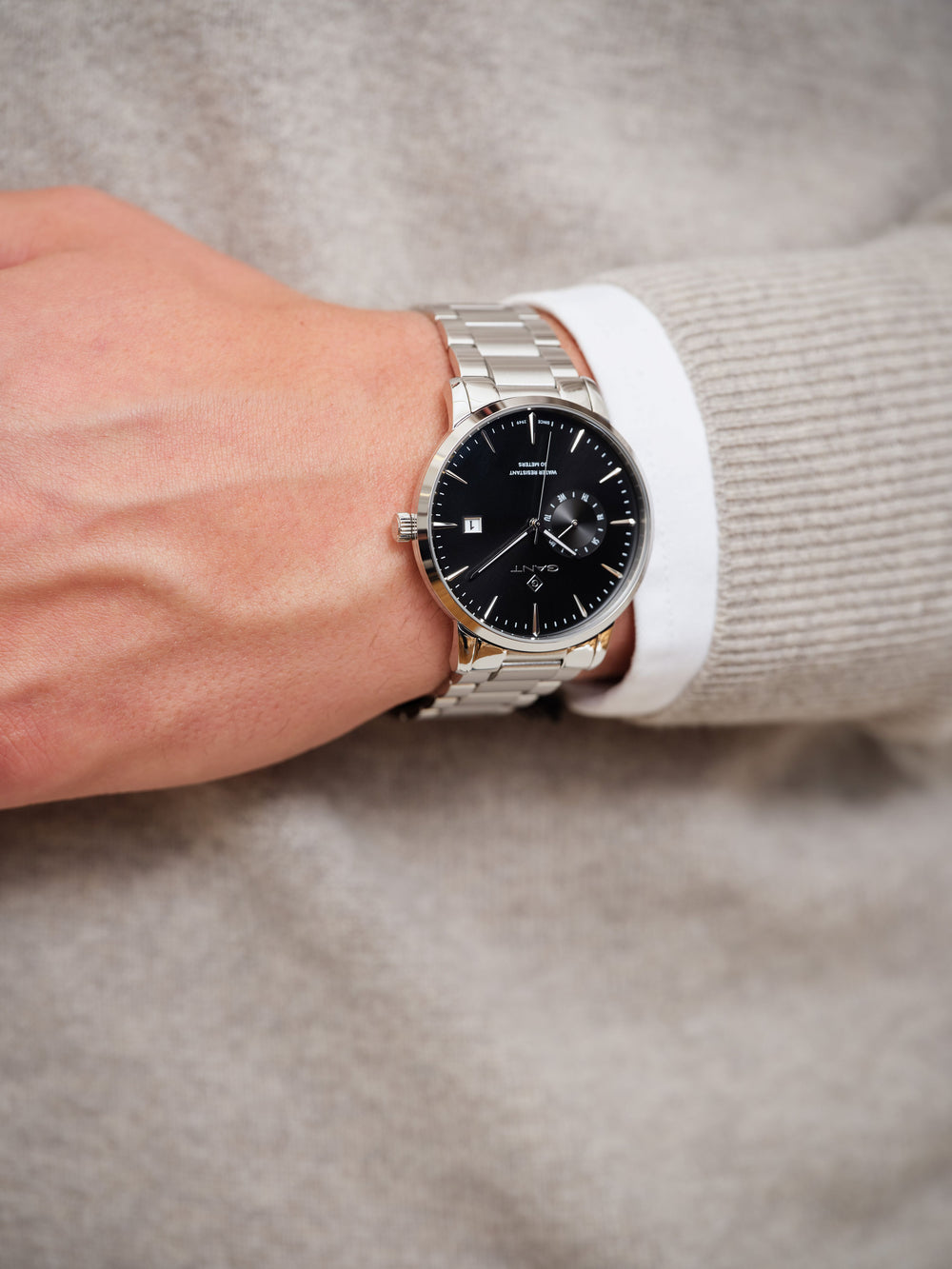 East Hill Gent Stål / Sort 43mm
