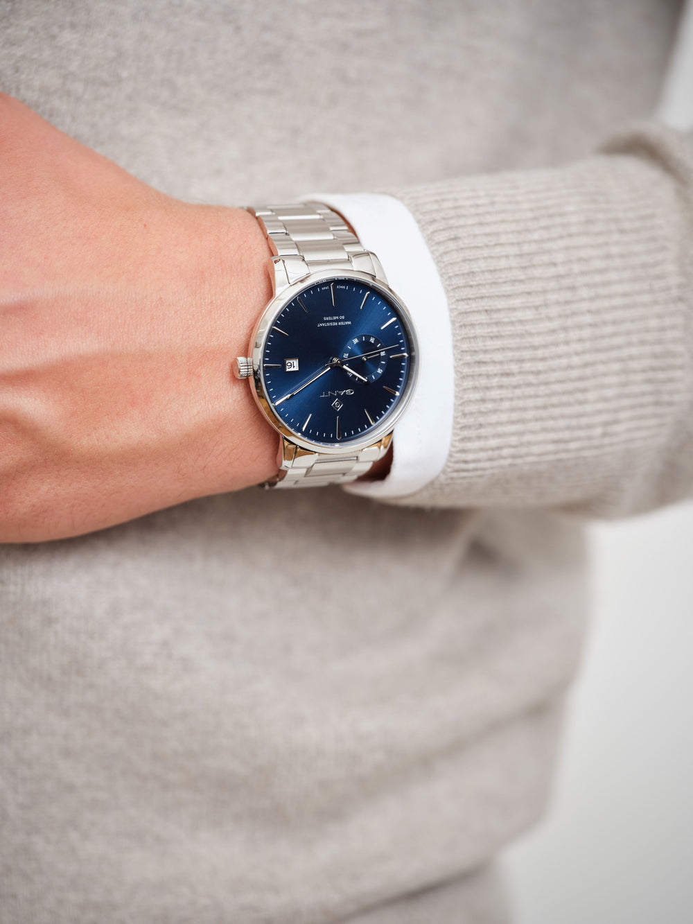 East Hill Gent Stål / Blå 43mm