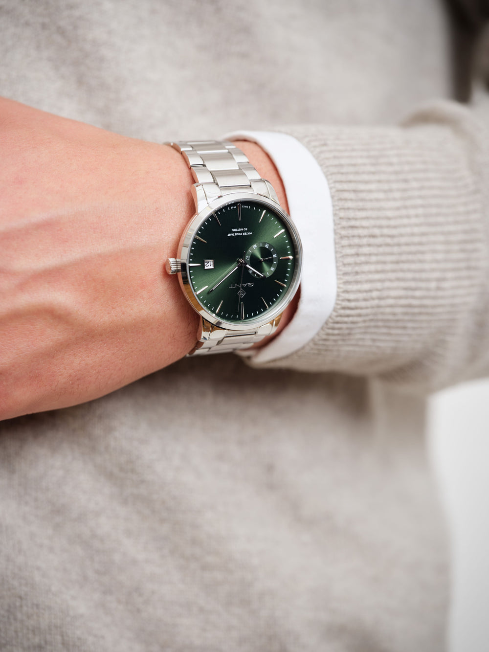 East Hill Gent Stål / Grønn 43mm