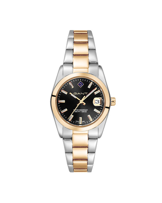 Everett Lady Tofarget Stål / Sort 28mm