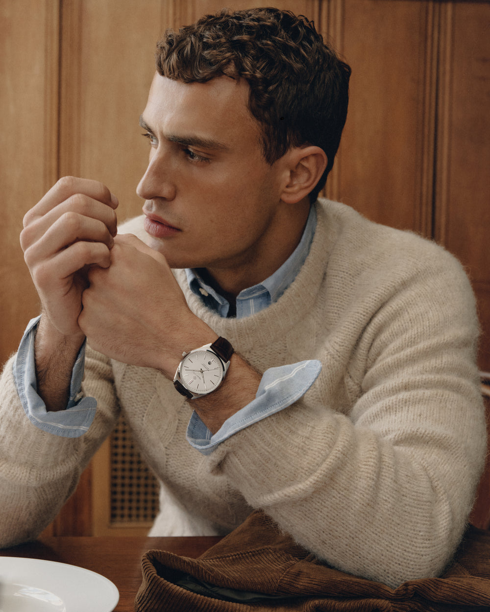 Abington Brun / Sølv 41mm