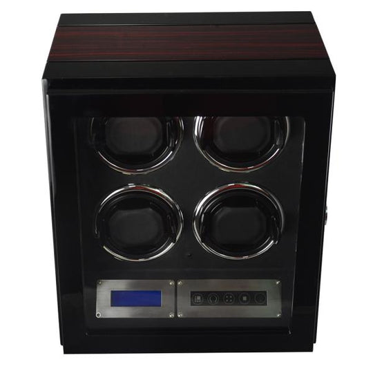 Klokkewinder Quadruple / Sort / Brun