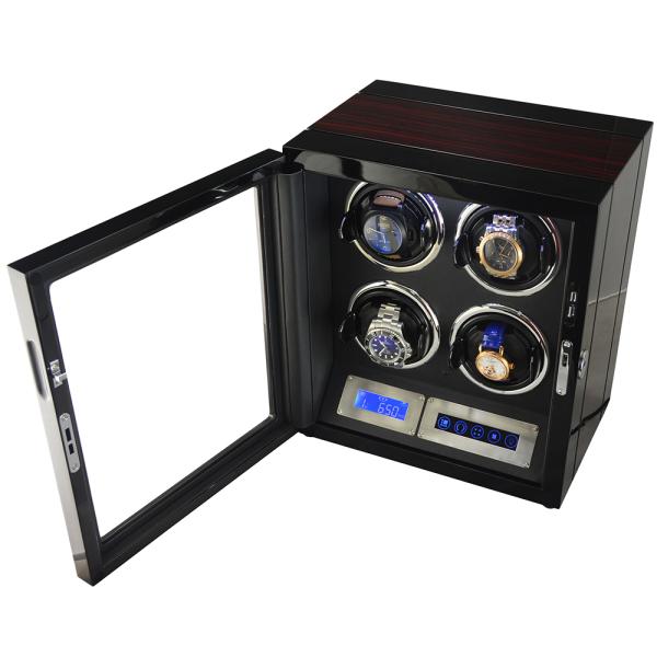 Klokkewinder Quadruple / Sort / Brun