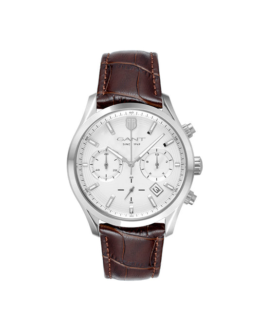 Prestige 206 Brun rem / Hvit 43mm