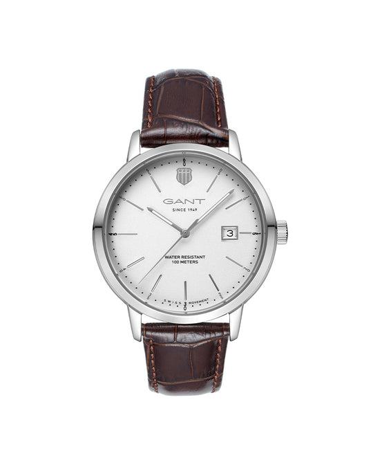 Prestige 266 Brun rem / Hvit 42mm