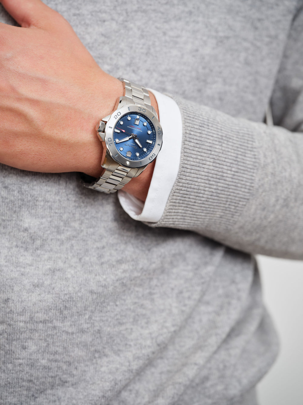 Prestige 301 Stål / Blå 42,5mm