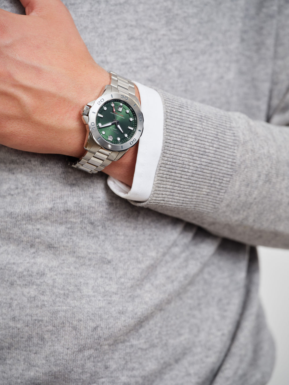 Prestige 301 Stål / Grønn 42,5mm