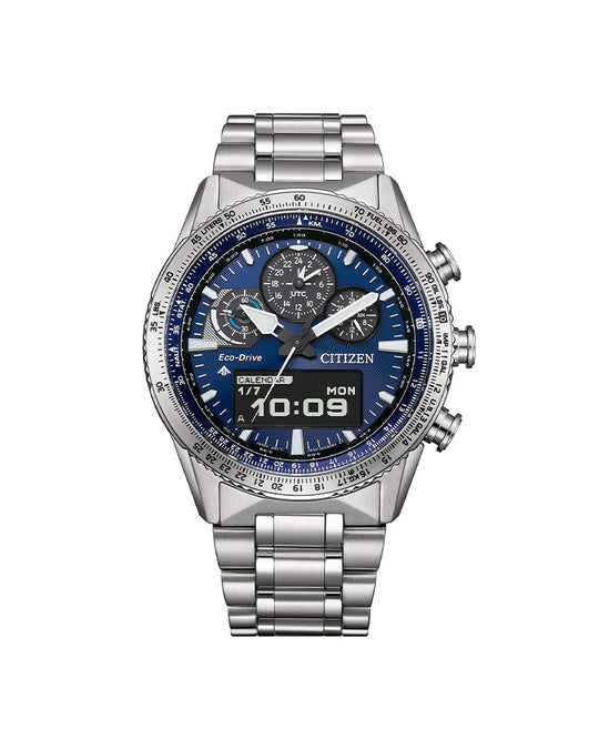 Citizen Promaster Sky Eco-Drive Chrono herreklokke i stål (43mm)