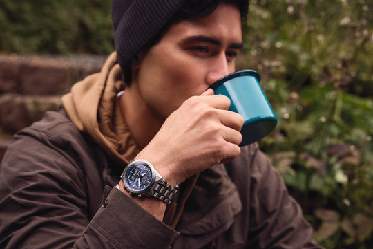 Citizen Promaster Sky Eco-Drive Chrono herreklokke i stål (43mm)