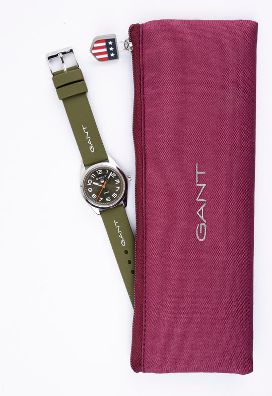 GANT Kids Campus Oliven Grønn 32mm