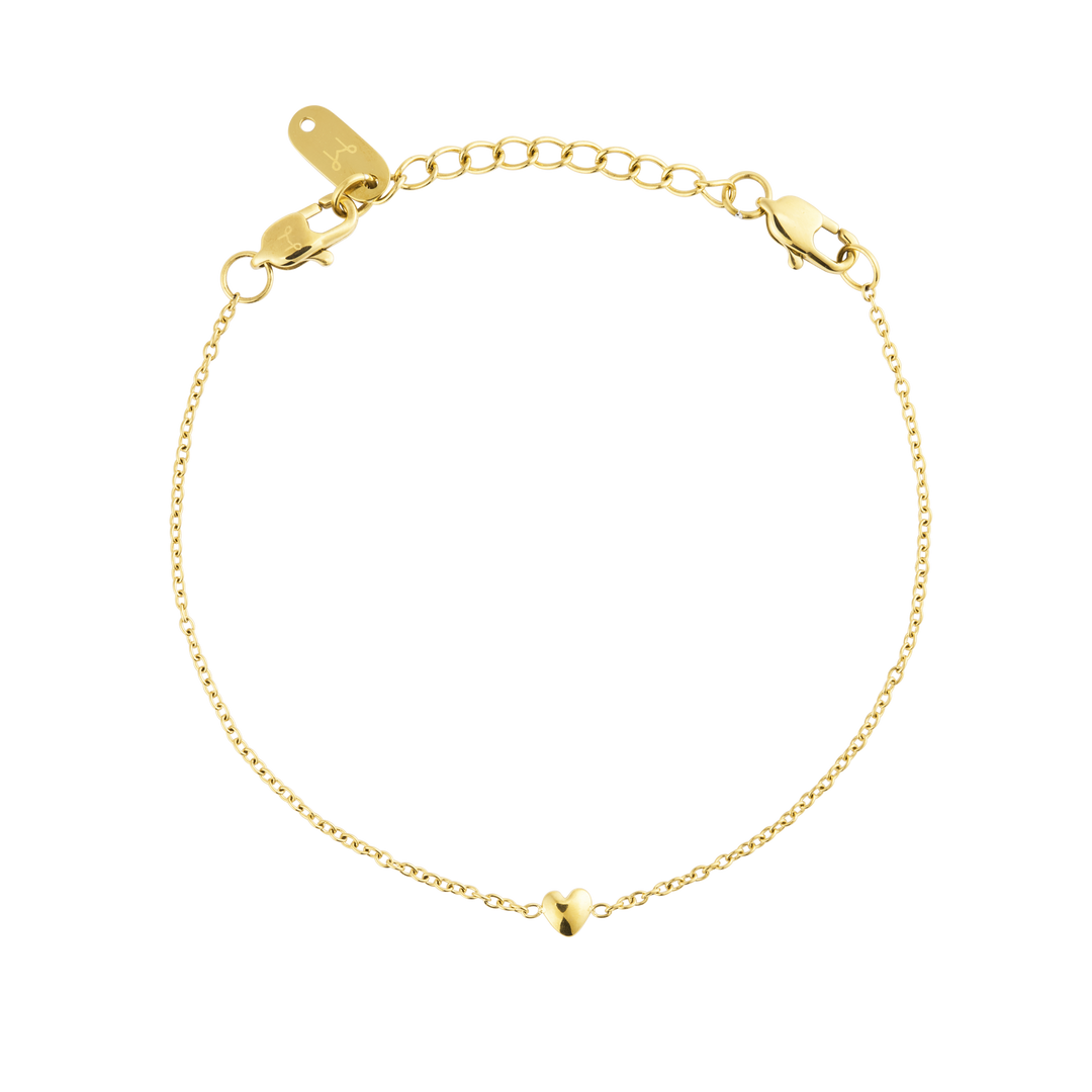 Mockberg Sweetheart armbånd i gullfarget stål (medium)