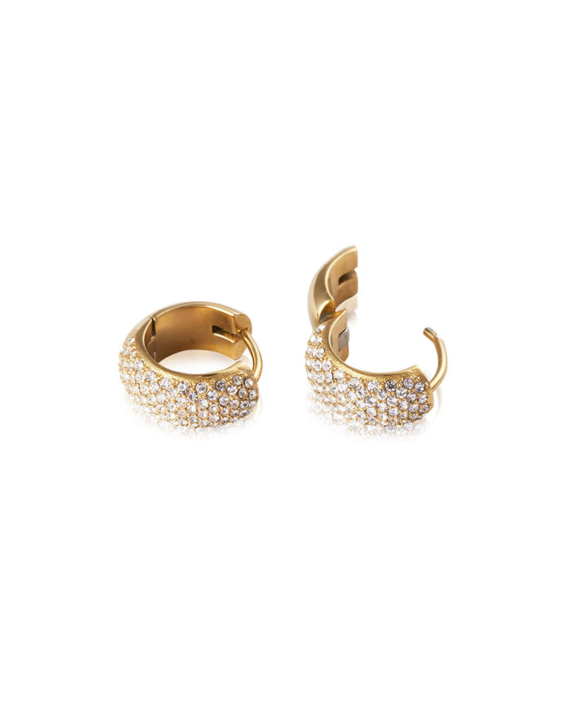 Amour Gold Hoops Small
