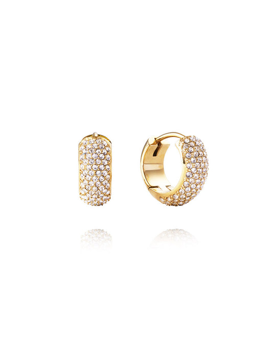 Amour Gold Hoops Small