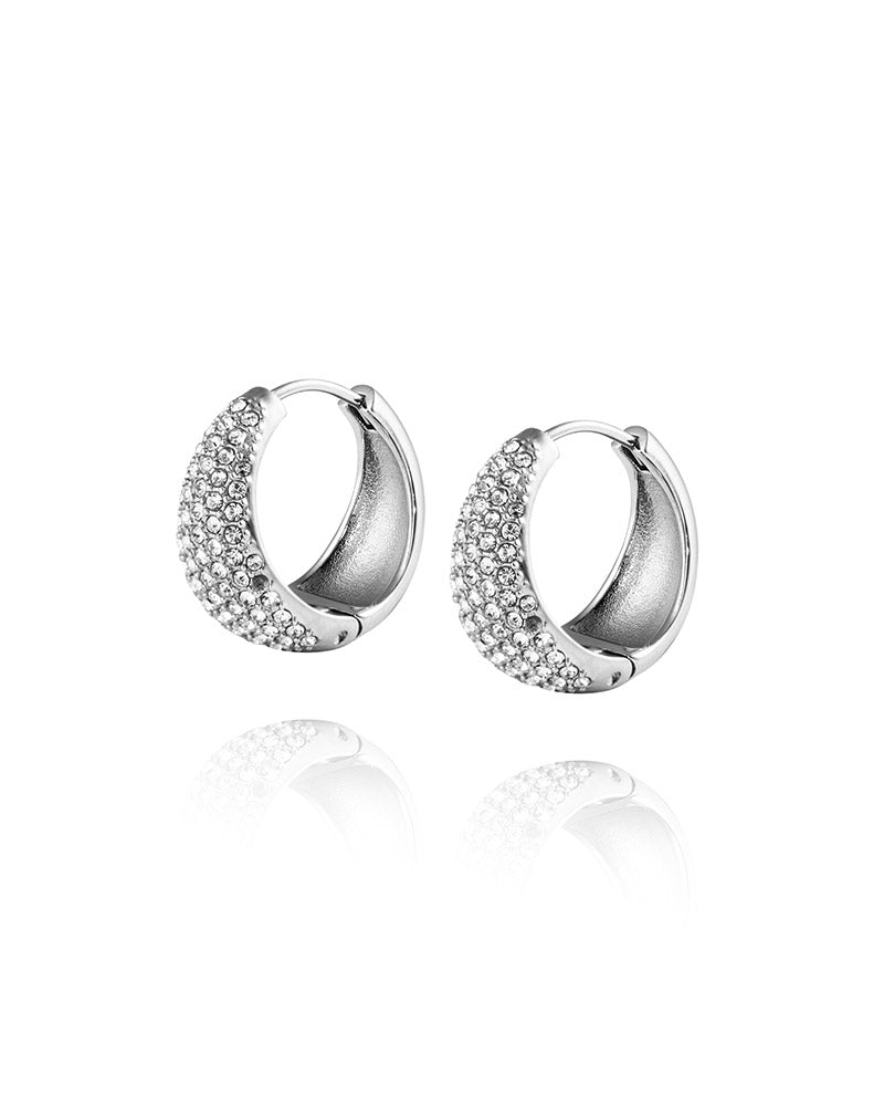 Treasure Hoops Silver Large