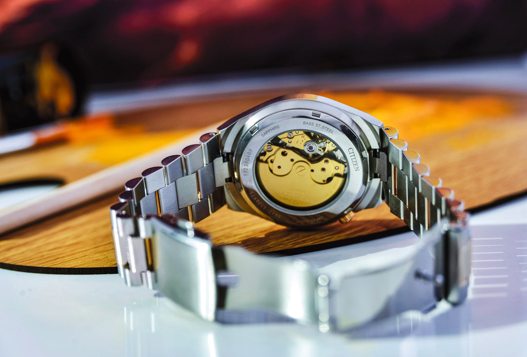 Tsuyosa Automatic Stål / Gul 40mm