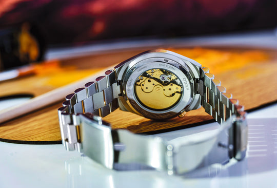 Tsuyosa Automatic Stål / Gul 40mm