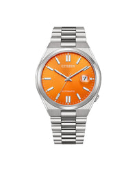 Citizen Tsuyosa Automatic herreklokke i stål, oransje (40mm)