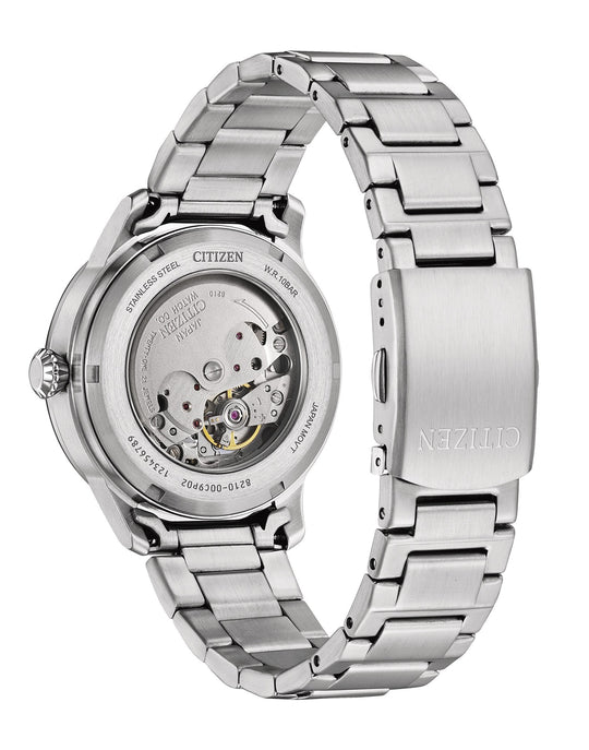 Automatic Mens Stål / Grønn 40mm