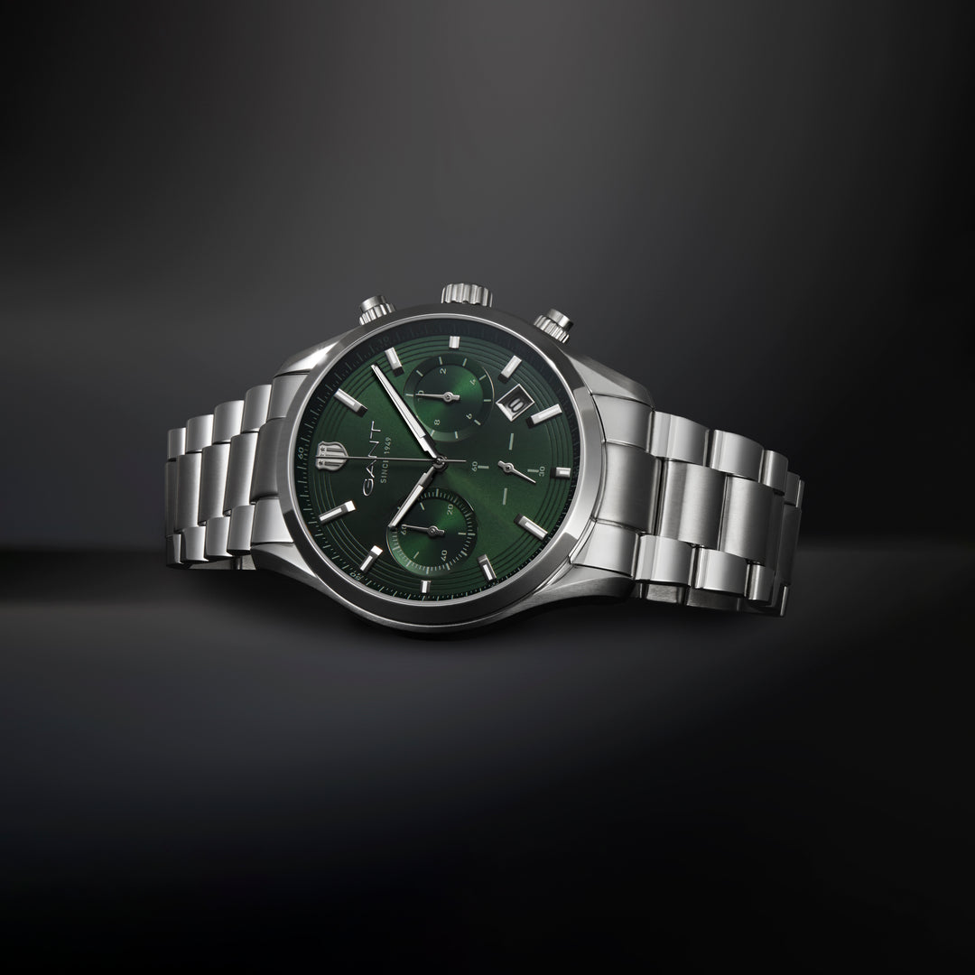 Prestige 206 Stål / Grønn 43mm
