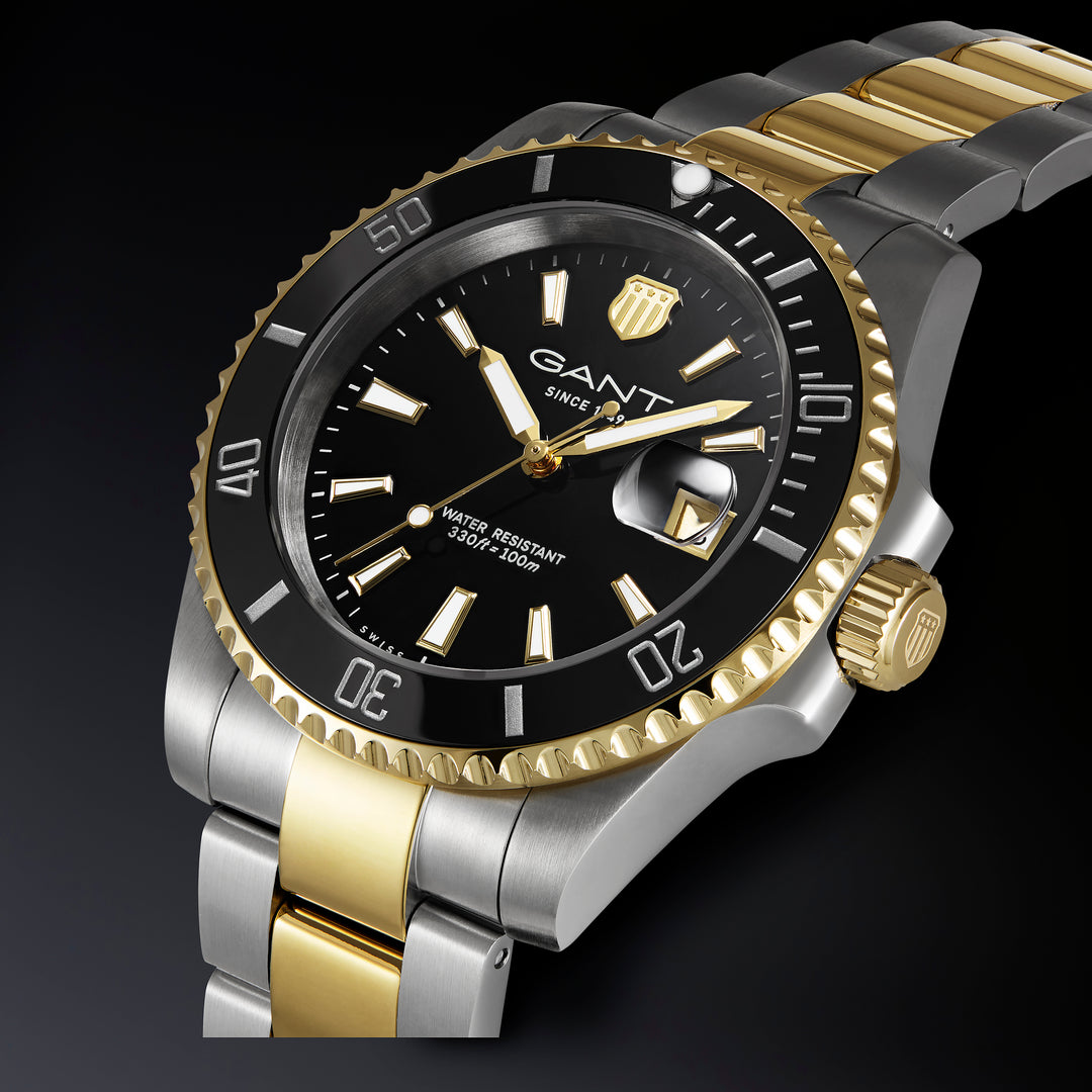 Prestige 250 Tofarget stål / Sort 41mm