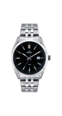 Inex herreklokke i stål 42 mm