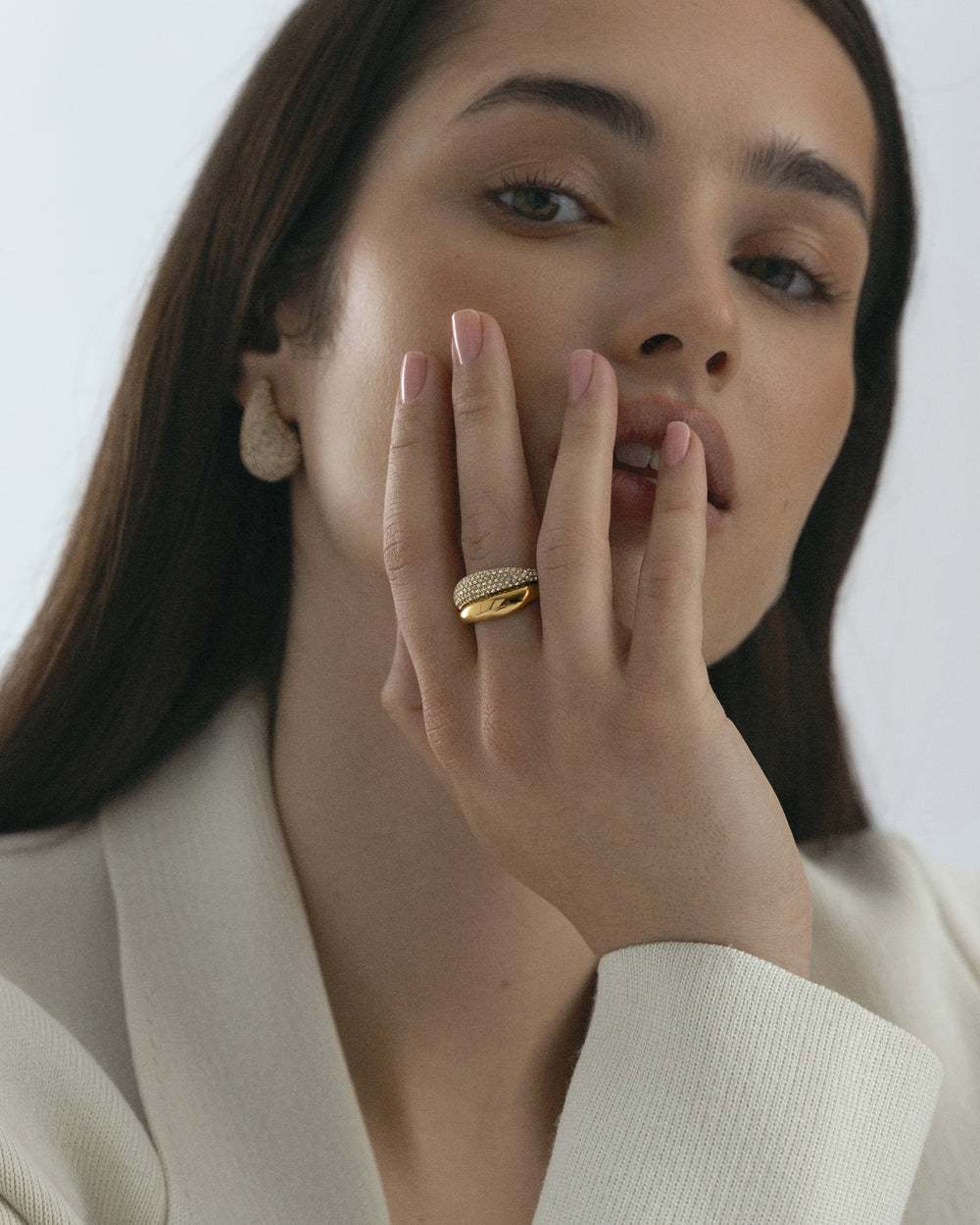 Mockberg Pave Daring Ring - 52