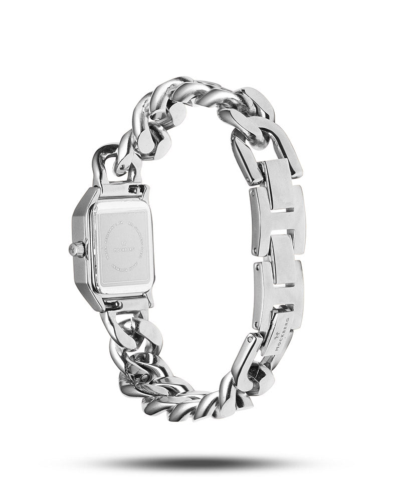 Grace Stål / Hvit 18x19mm