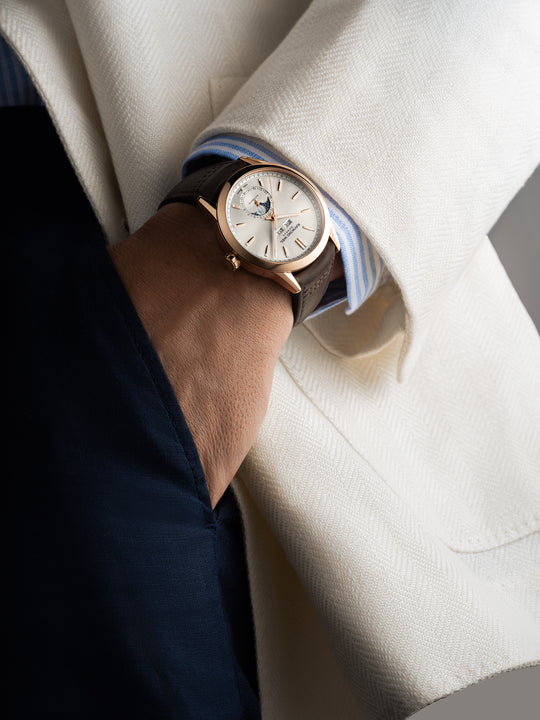 Freelancer Mens Automatic Rosegull / Sand 40mm