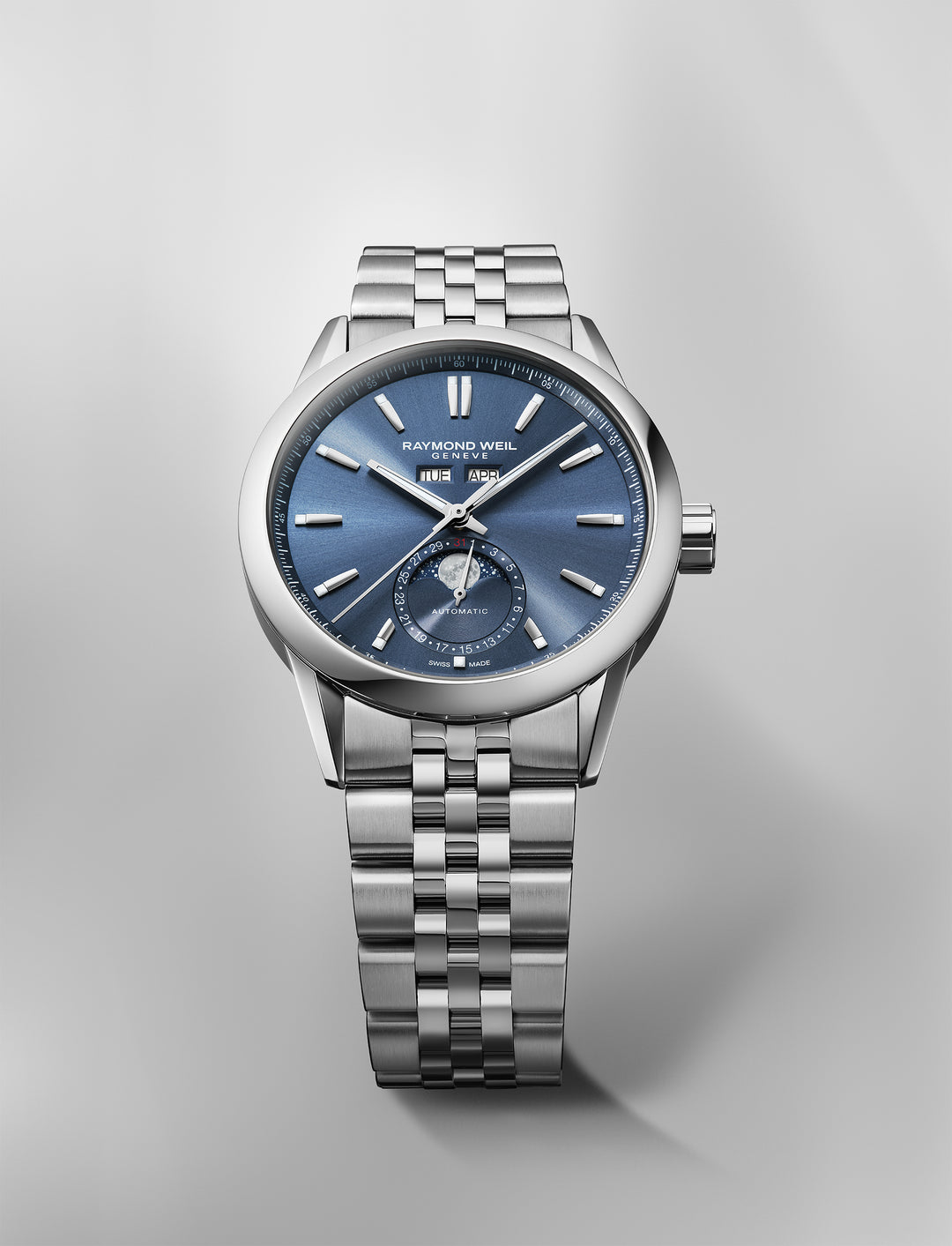 Freelancer Mens Automatic Stål / Blå 40mm