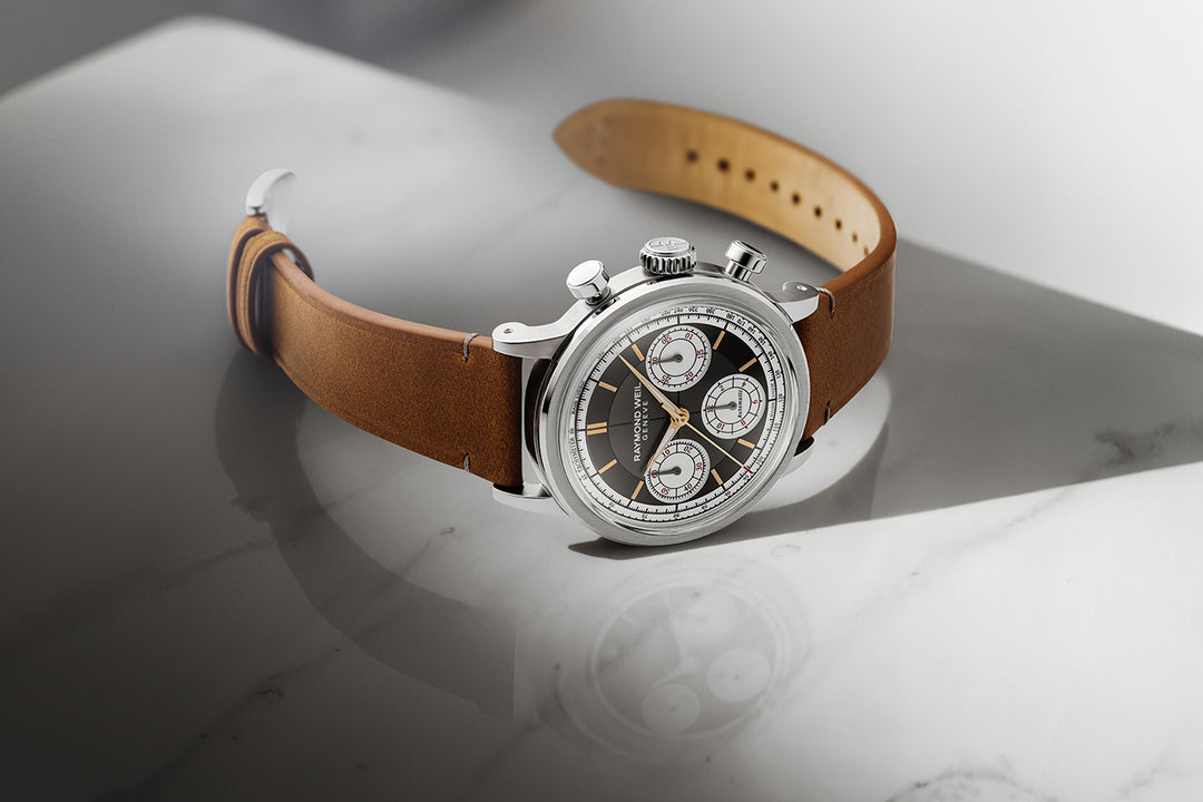 Millesime Mens Automatic Chronograph Brun / Stål 39,5mm