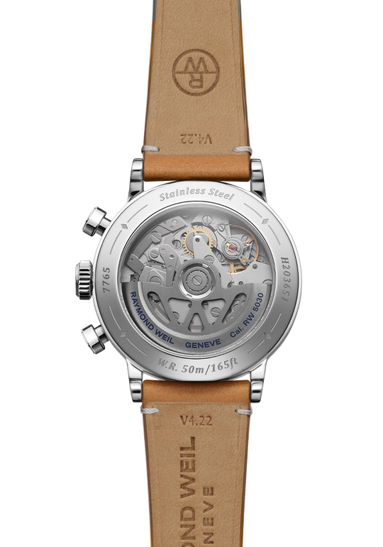 Millesime Mens Automatic Chronograph Brun / Stål 39,5mm