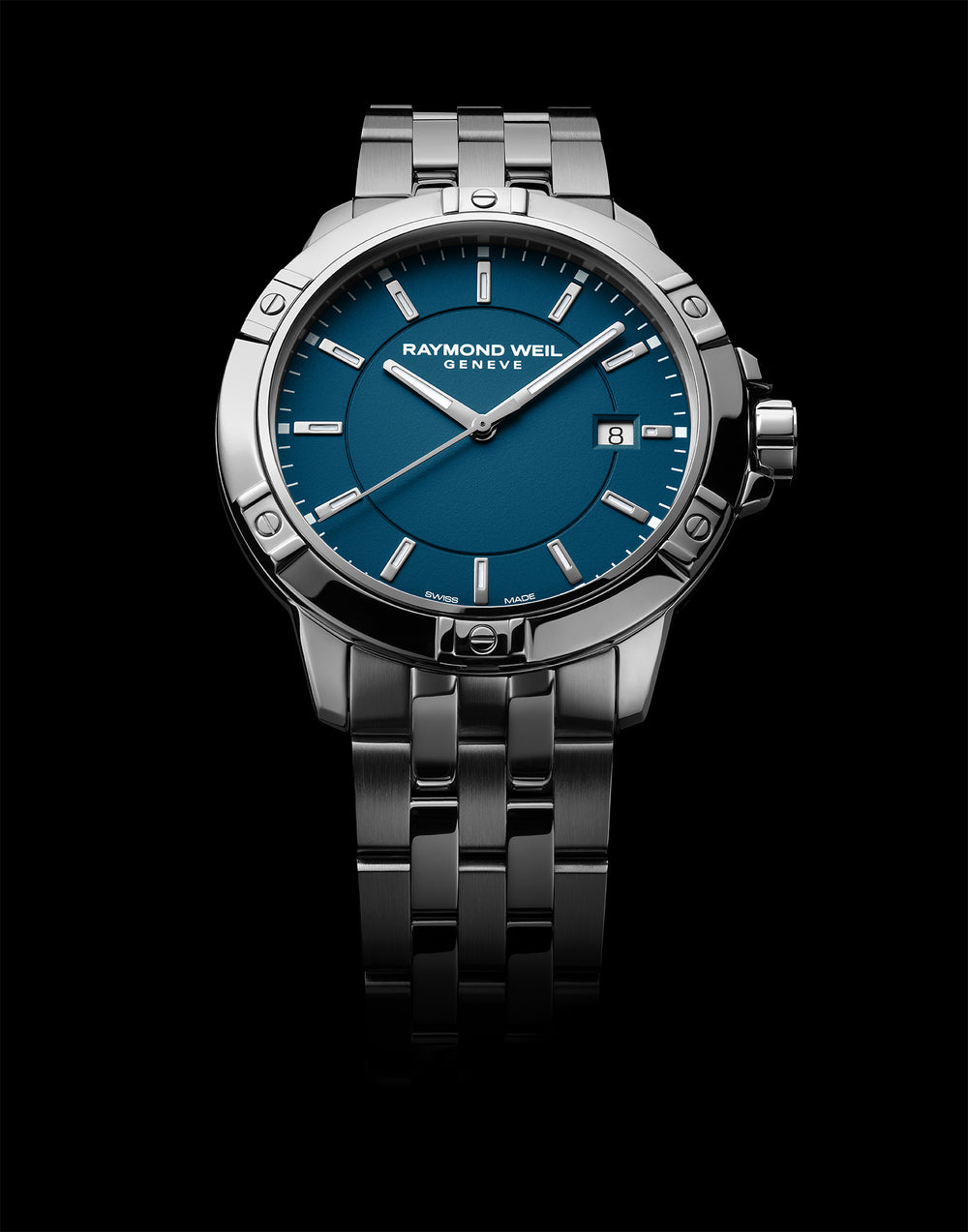 Tango Classic Mens Quartz Stål / Blå 41mm