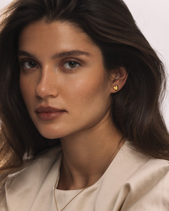 Mockberg Love Gold Studs (medium)