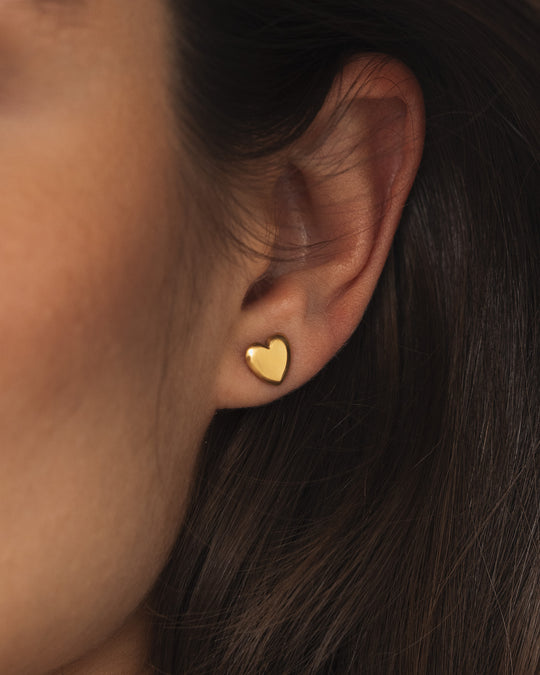 Mockberg Love Gold Studs (medium)