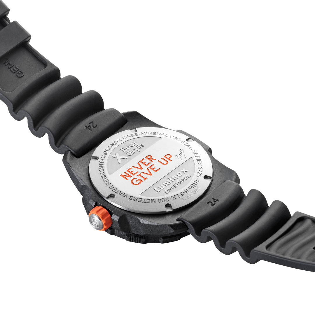 Bear Grylls Survival Sort / Sort / Orange 42mm