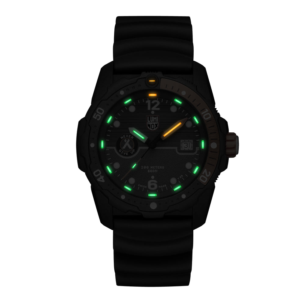 Bear Grylls Survival Sort / Sort / Orange 42mm