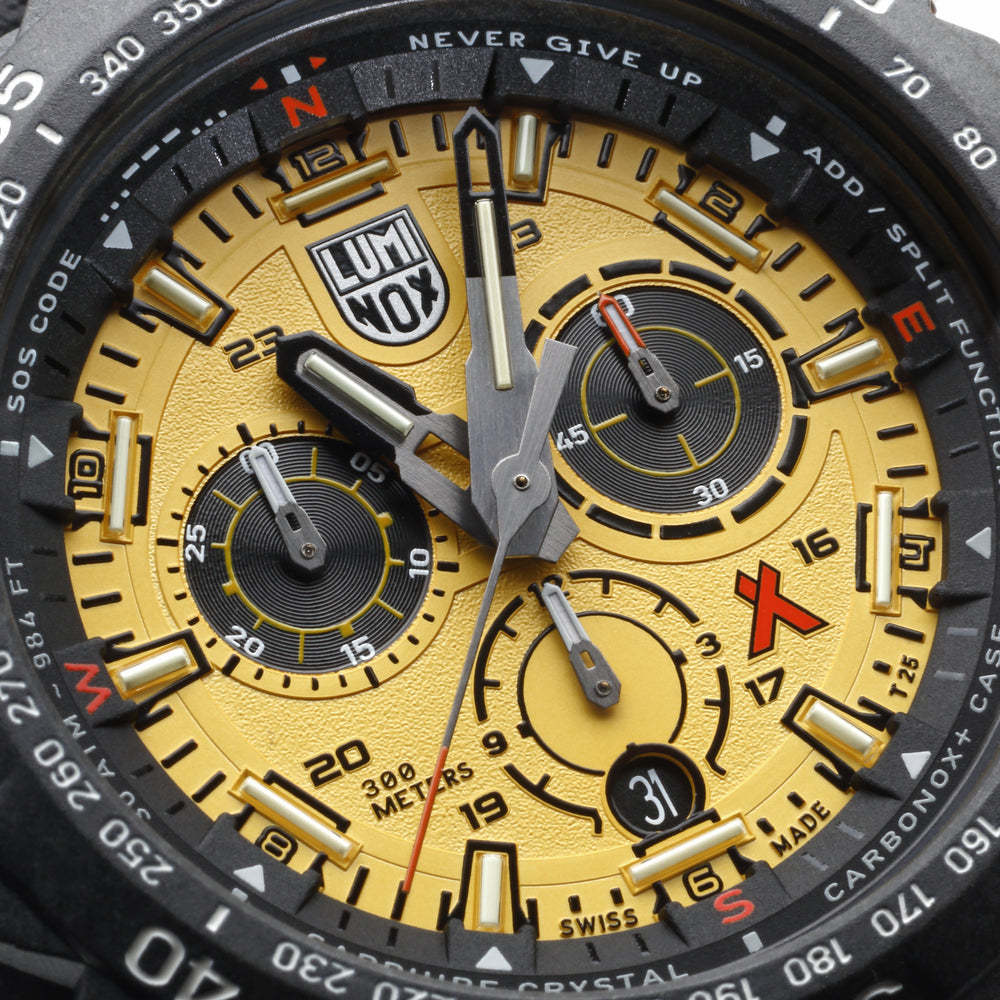 Bear Grylls Survival Chrono Gul / Sort 45mm