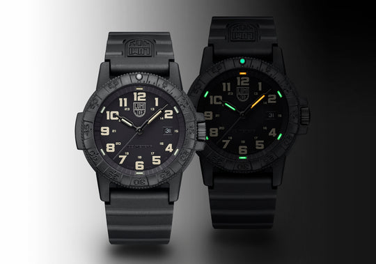 Leatherback Sea Turtle Giant Sort / Sort 44mm