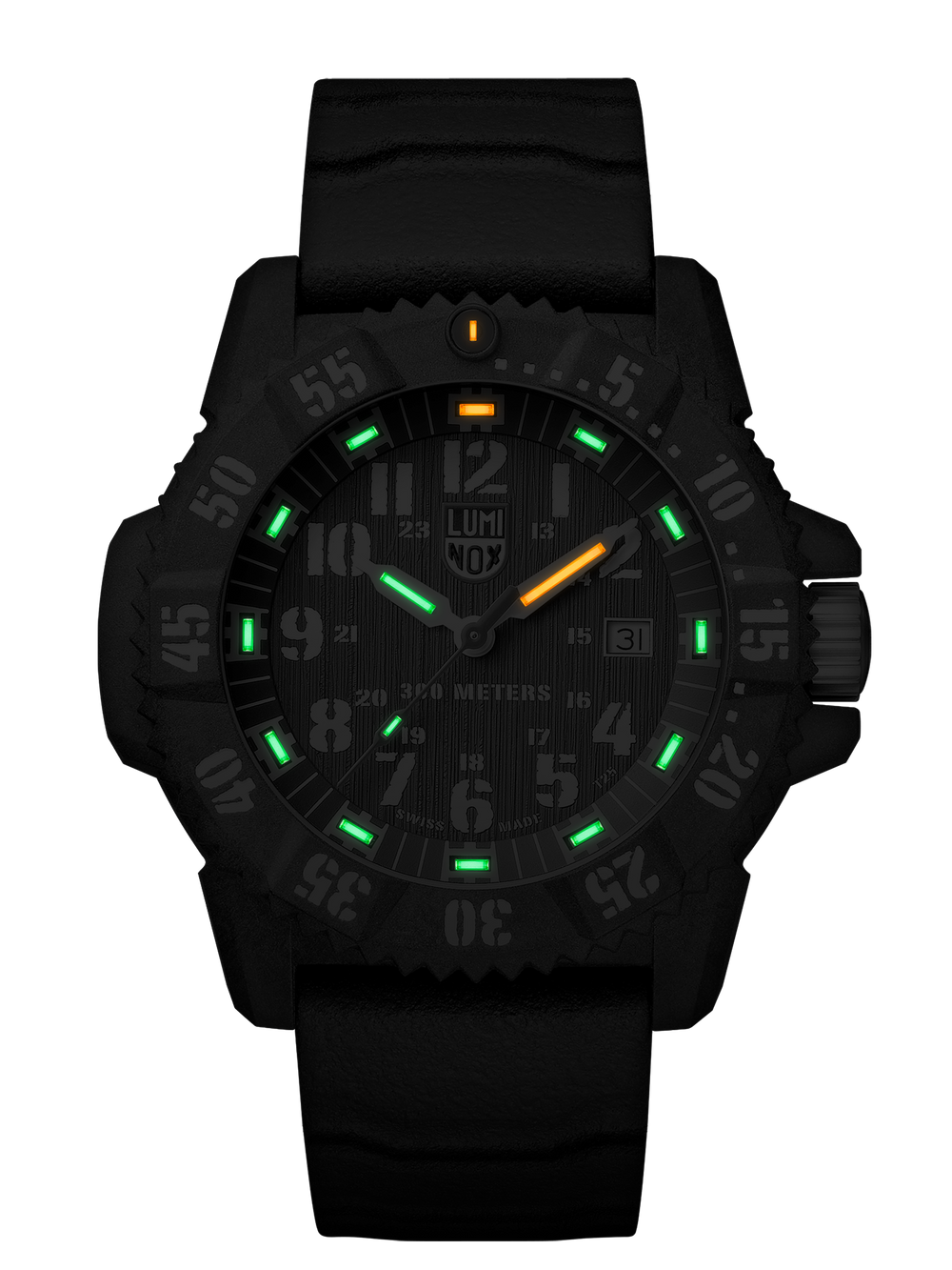 Master Carbon Seal Sort / Sort / Hvit 46mm