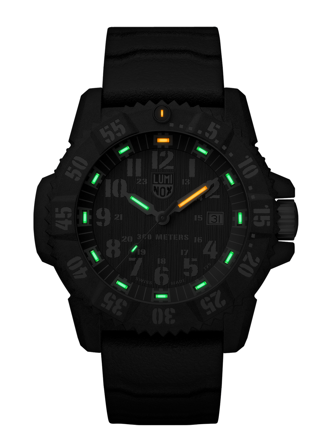 Master Carbon Seal Sort / Sort / Hvit 46mm