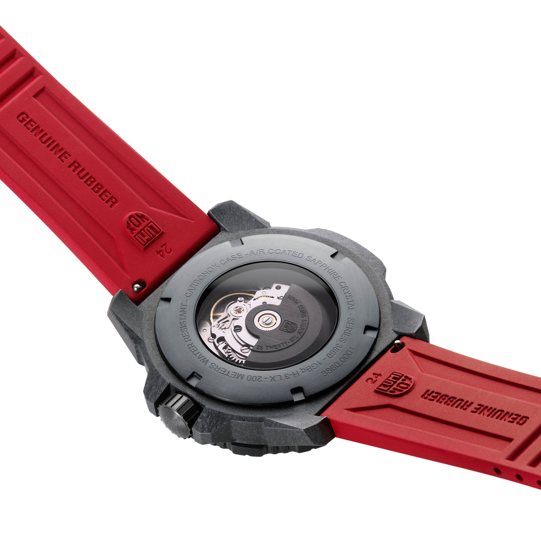 Carbon Seal Automatic Sort / Rød 45mm