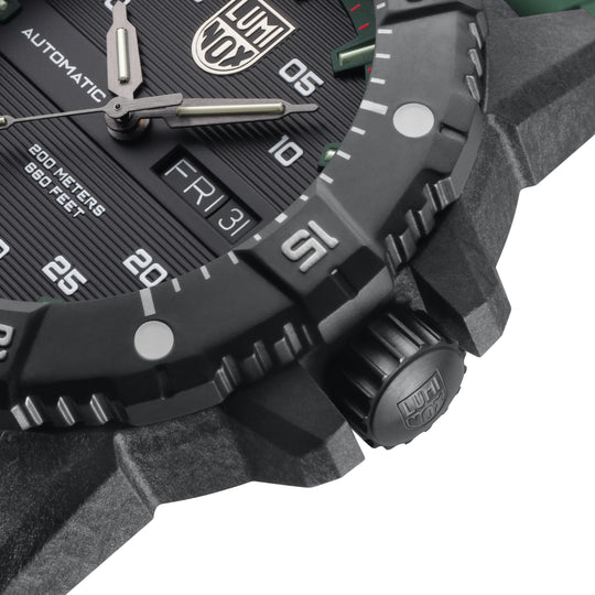 Carbon Seal Automatic Sort / Grønn 45mm