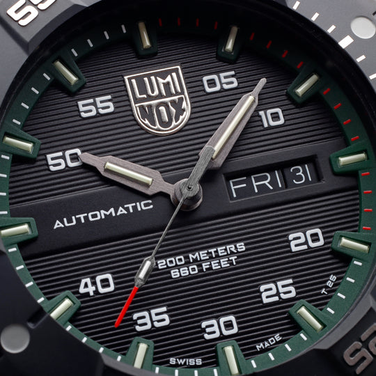 Carbon Seal Automatic Sort / Grønn 45mm