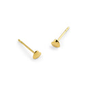 Mockberg Love Gold Studs øredobber i gullfarget stål (small)