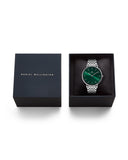 DW Classic herreklokke i sølvfarget stål (40mm)