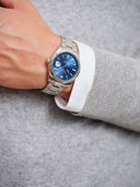 Gant Prestige 106 herreklokke i stål med blå skive (40,5mm)