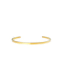 Mockberg Sleek Bangle armring i gullfarget stål (small)